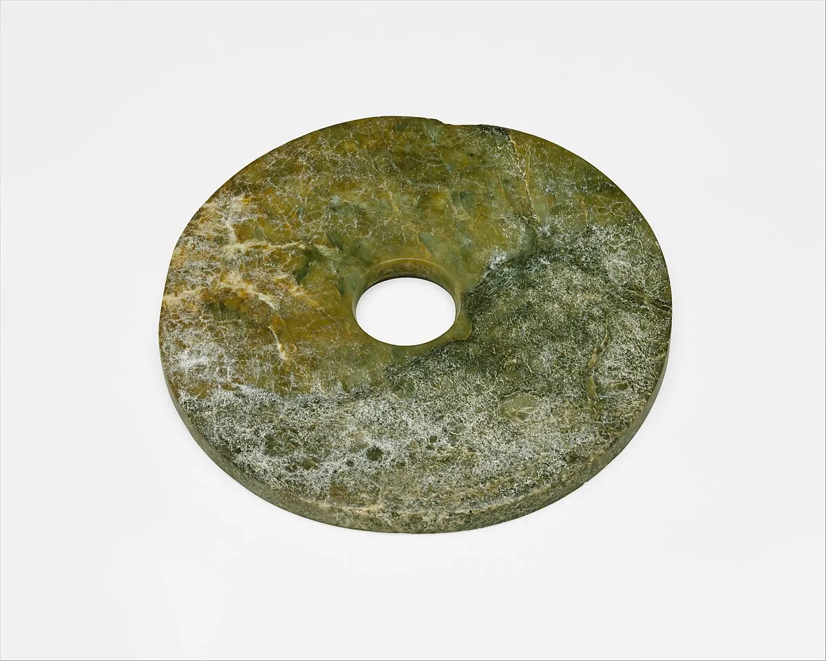 新石器時代良渚文化 玉璧|Ritual Object (Bi) — Unknown