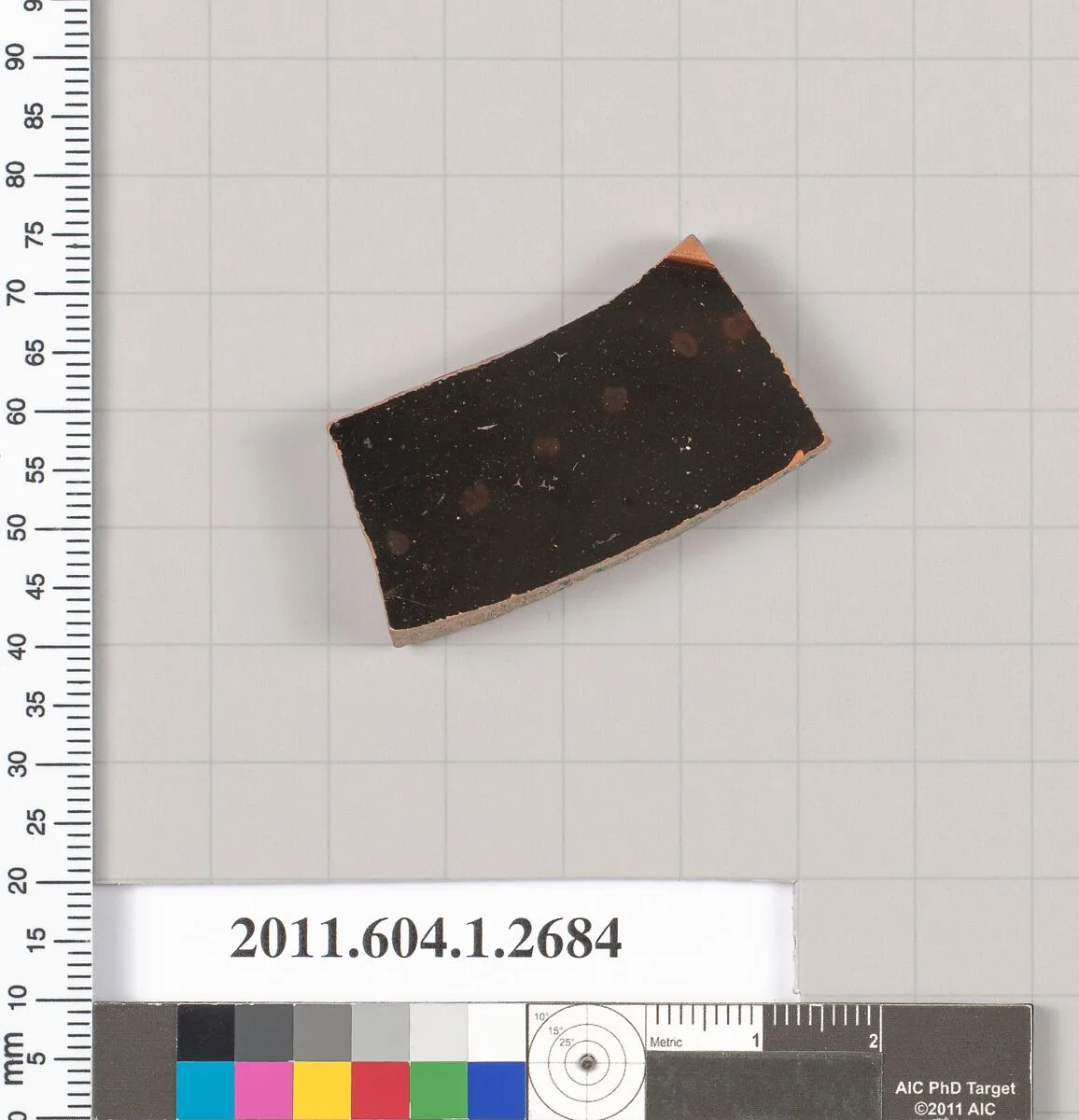 Terracotta fragment of a kylix (drinking cup) — Unknown