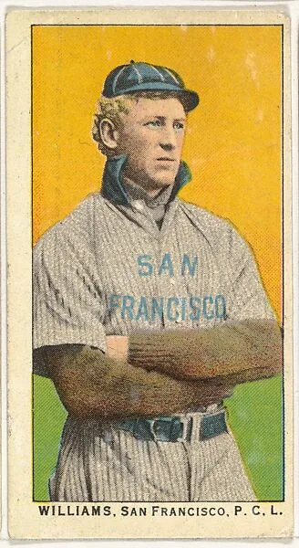 Williams, San Francisco, Pacific Coast League, from the "Obak Baseball Players" set (T212), issued by the American Tobacco Company to promote Obak Mouthpiece Cigarettes — American Tobacco Company