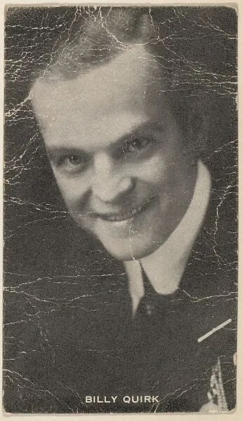 Billy Quirk, from the Black and White Movie Stars series (D1), issued by the E. H. Koester Baking Company — E. H. Koester Baking Company, Baltimore
