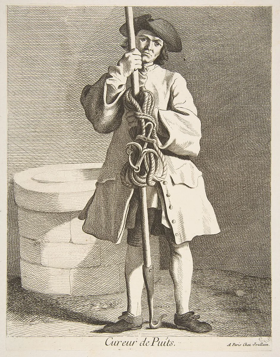 Well Cleaner — Anne Claude Philippe de Tubières, comte de Caylus|Edme Bouchardon