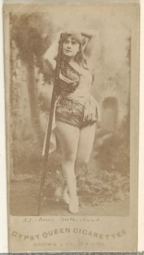 Annie Sutherland, from the Actors and Actresses series (N171) for Gypsy Queen Cigarettes