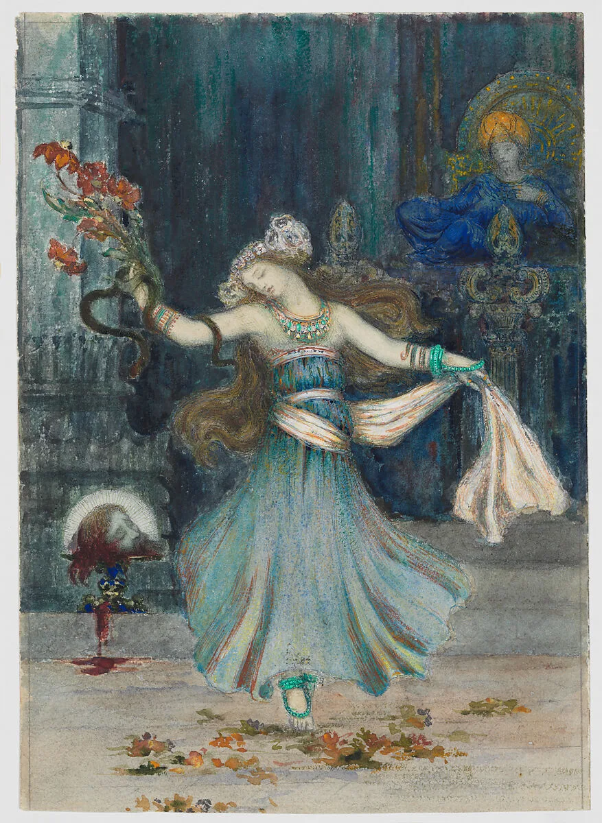 Salomé Dancing Before the Head of St. John the Baptist — Gustave Moreau