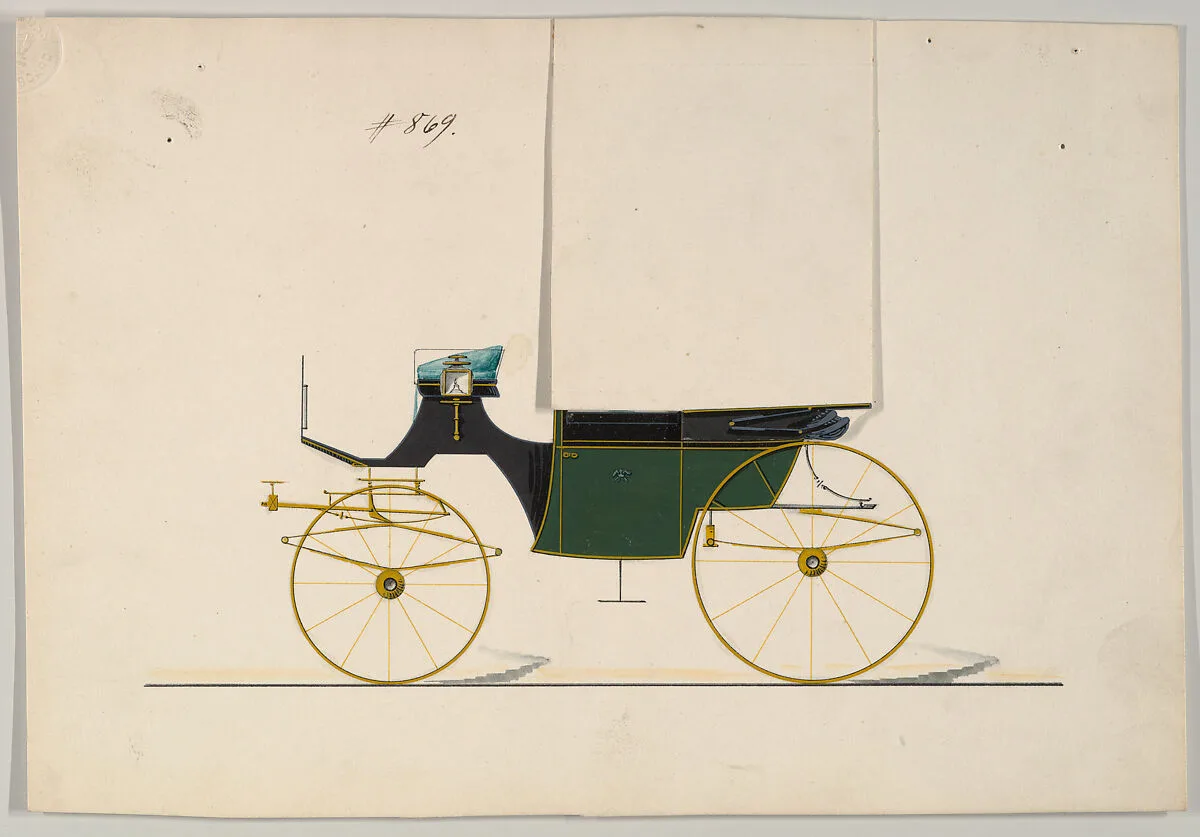 Design for Landaulet, no. 869 — Brewster & Co.