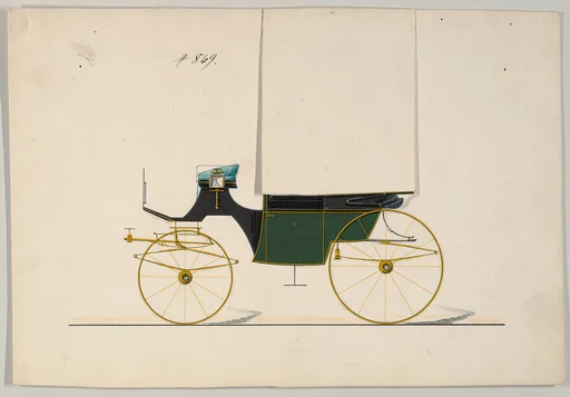 Design for Landaulet, no. 869