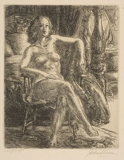 Nude with Furniture