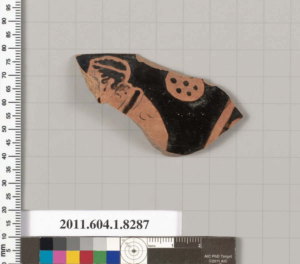 Terracotta rim fragment of a kylix (drinking cup) — Unknown