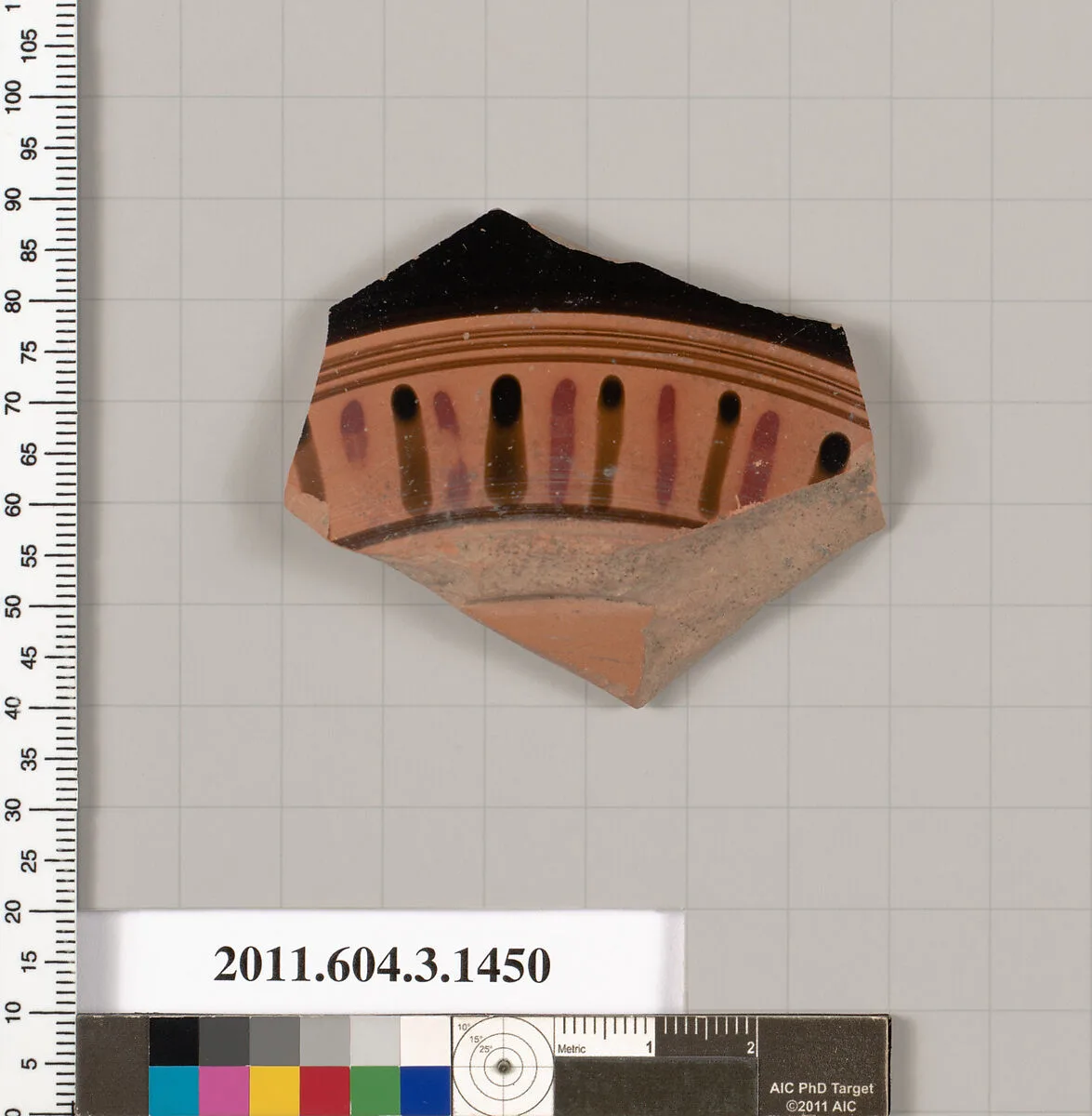 Terracotta fragment of a skyphos (deep drinking cup) — Unknown
