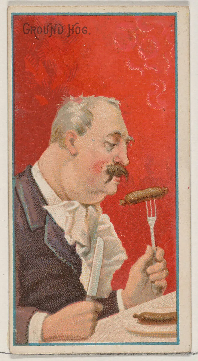 Ground Hog, from the Jokes series (N87) for Duke brand cigarettes — W. Duke, Sons & Co.|George S. Harris & Sons