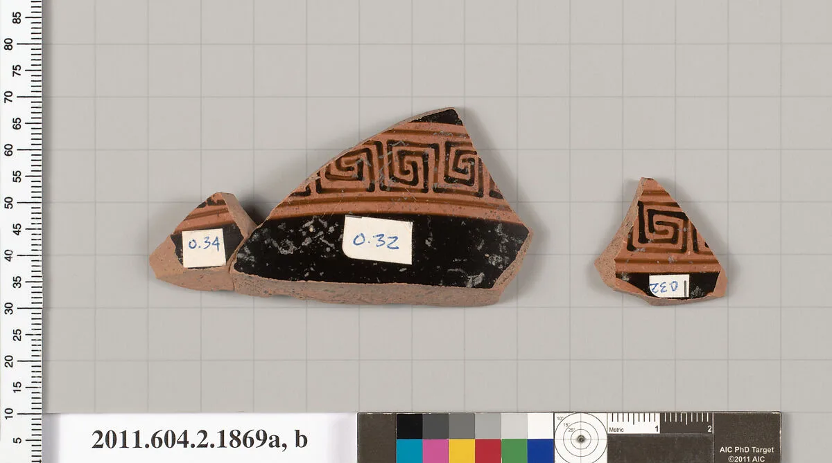 Terracotta fragments of skyphoi (deep drinking cups) — Unknown
