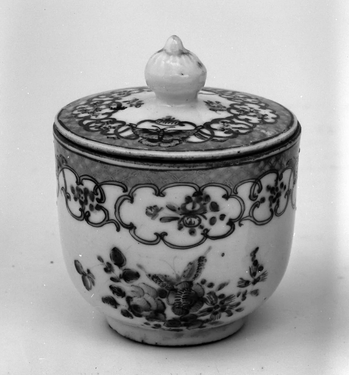 Custard cup with cover — Unknown
