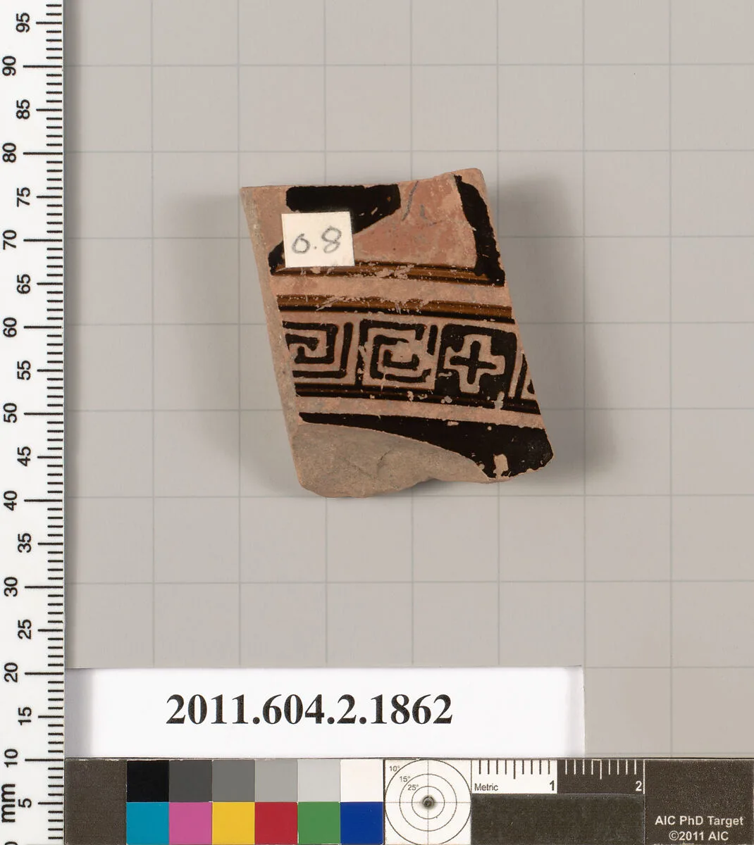Terracotta fragment of a skyphos (deep drinking cup) — Unknown