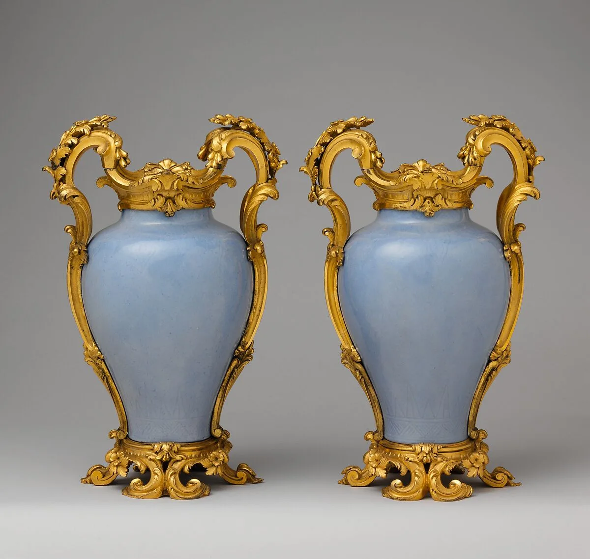 Pair of mounted vases — Unknown