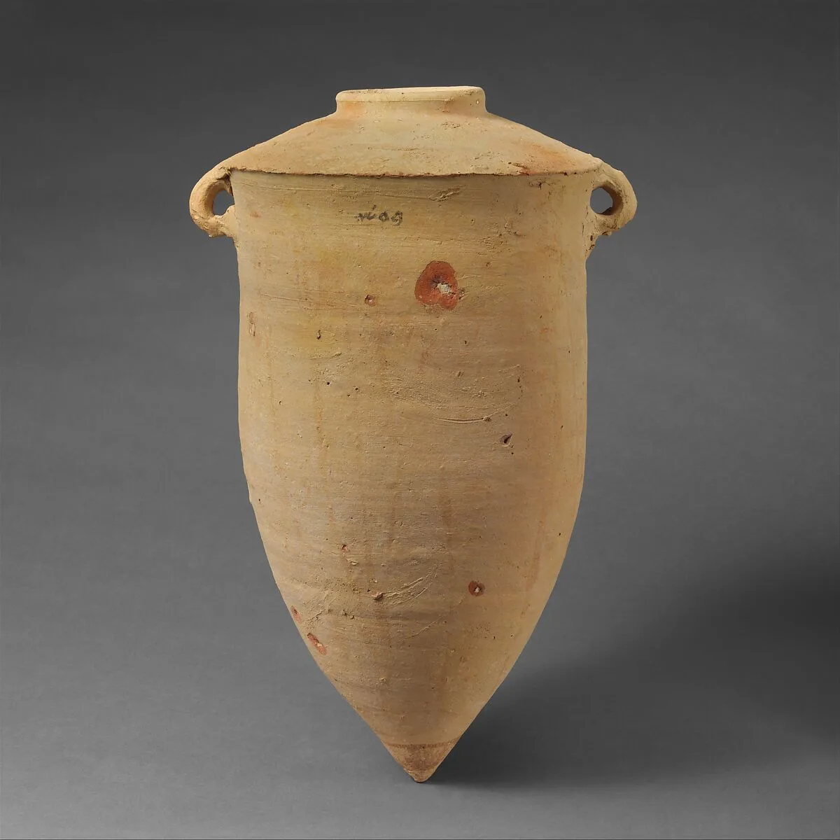 Terracotta amphora with Phoenician inscription — Unknown
