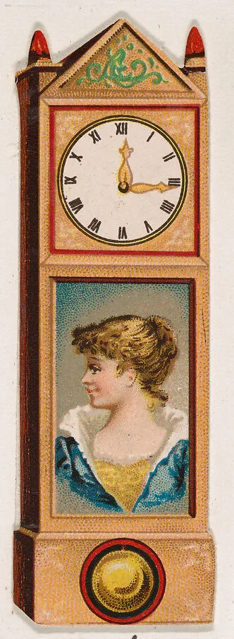 Clock, from the Novelties series (N228, Type 3) issued by Kinney Bros. — Kinney Brothers Tobacco Company
