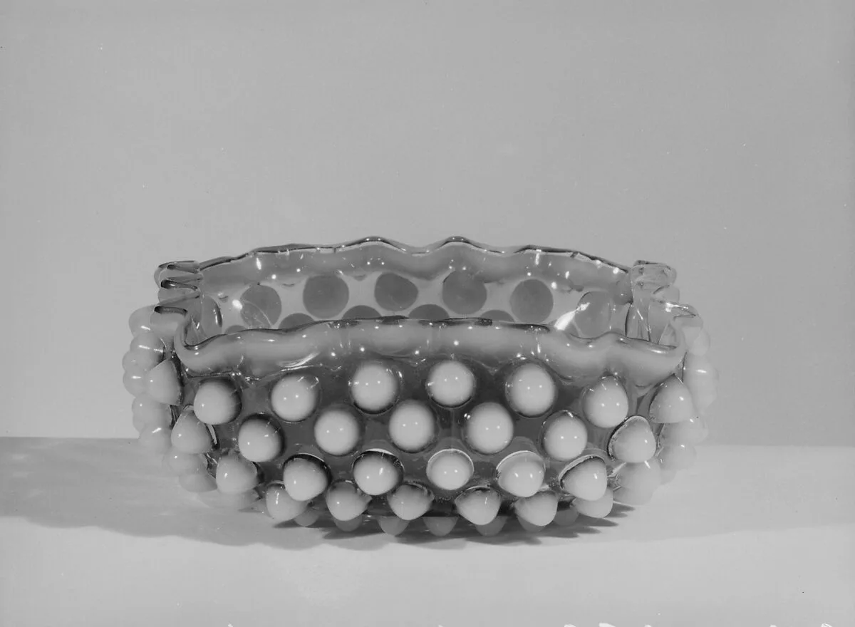Hobnail Sauce Dish — Hobbs, Brockunier and Company