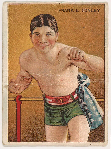 Frankie Conley, from the Champion Pugilists series (T219), issued by Mecca and Hassan Cigarettes — Hassan Cigarettes|Mecca Cigarettes