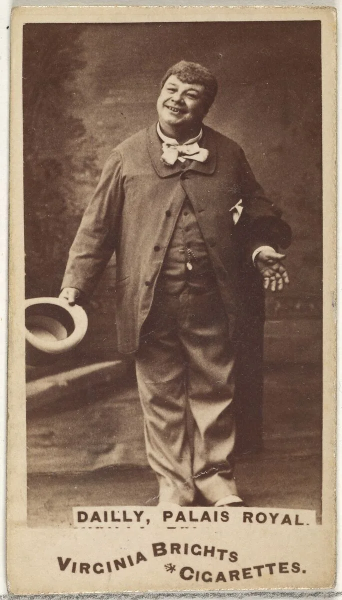 Dailly, Palais Royal, from the Actors and Actresses series (N45, Type 1) for Virginia Brights Cigarettes — Allen & Ginter