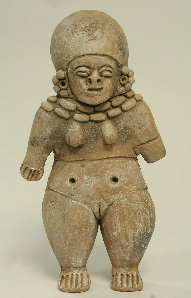 Standing Ceramic Female Figure — Unknown