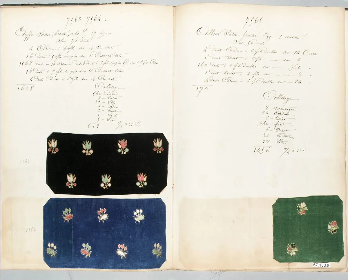 Textile Sample Book — Unknown