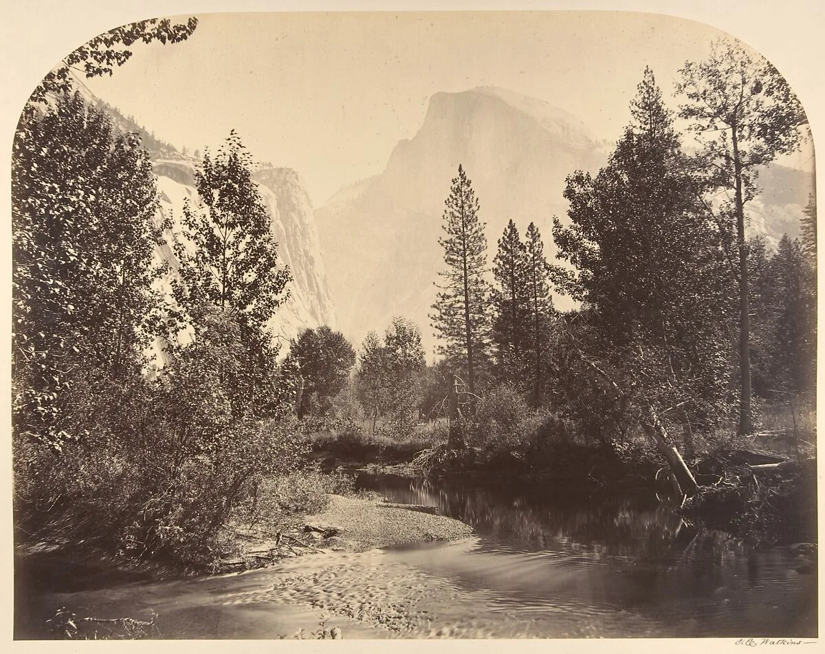 Tasayac, or the Half Dome, 4967 Feet — Carleton E. Watkins