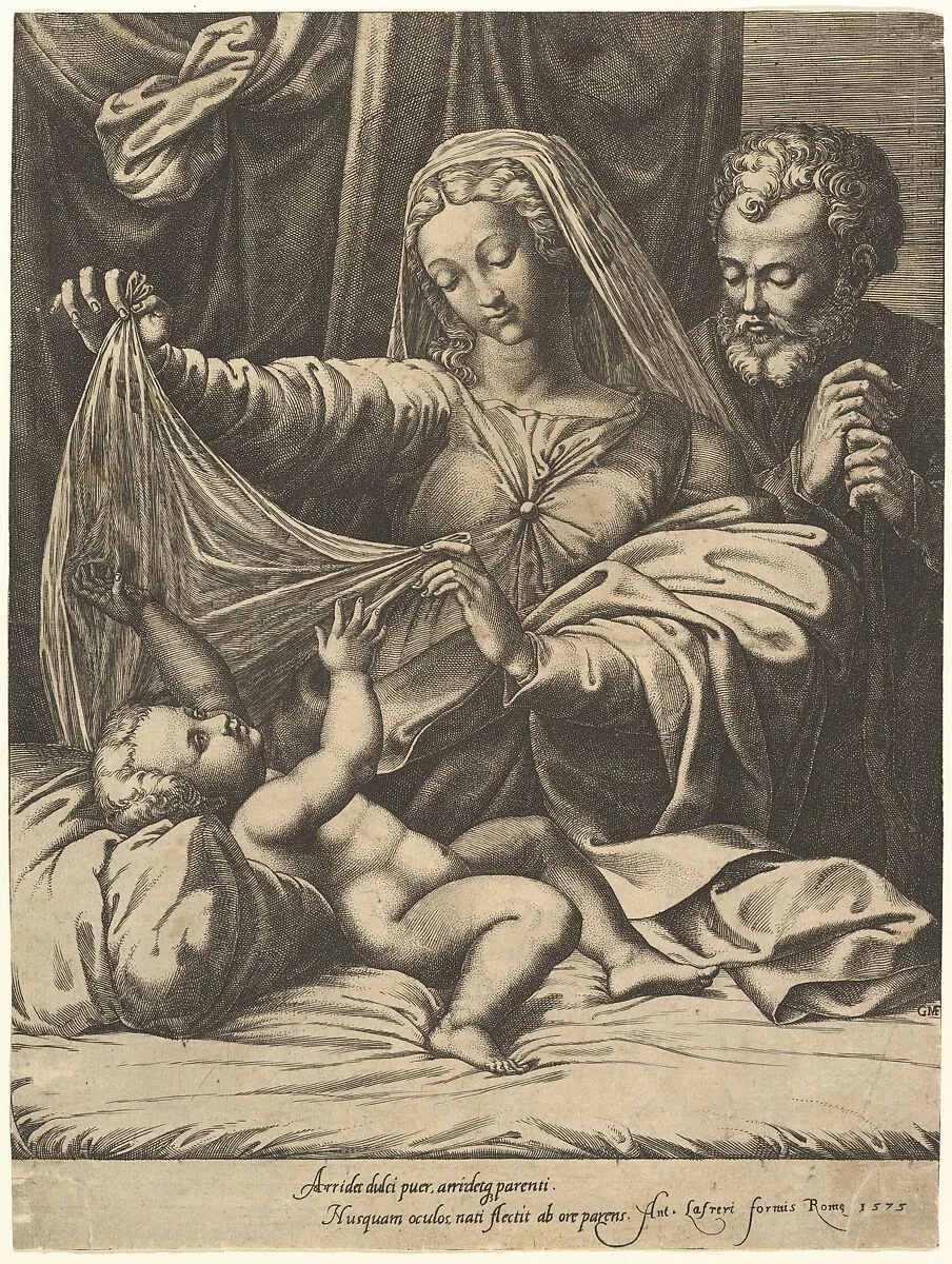 The Madonna of Loreto — Giorgio Ghisi|Raphael (Raffaello Sanzio or Santi)