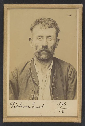 Pichon. Ernest. 41 ans, né le 2/11/52 à Villard-Rixoire (Jura). Terrassier. Anarchiste. 2/7/94.