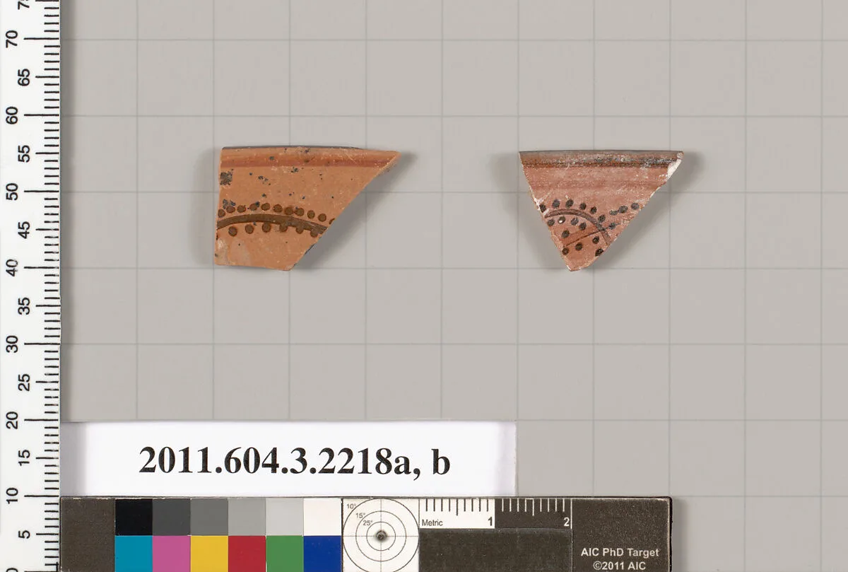 Terracotta rim fragments of kylikes (drinking cups) — Unknown