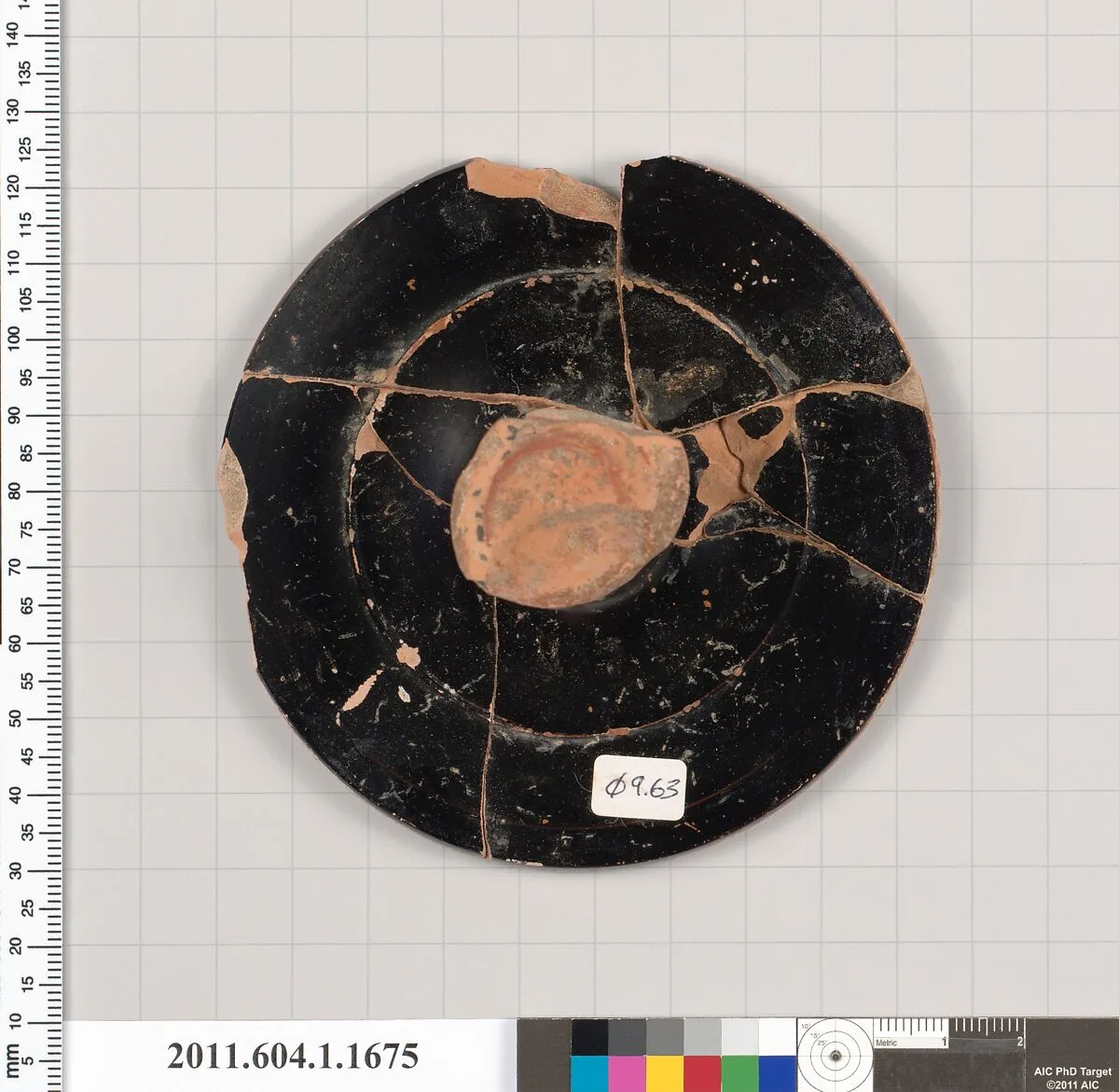 Terracotta fragment of a kylix (drinking cup) — Unknown