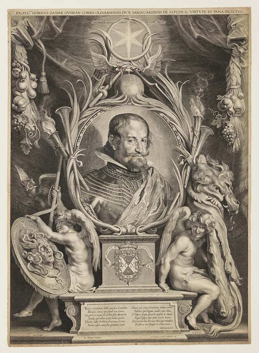Gaspar de Gusman, Count of Olivarez — Velázquez (Diego Rodríguez de Silva y Velázquez)|Peter Paul Rubens|Paulus Pontius