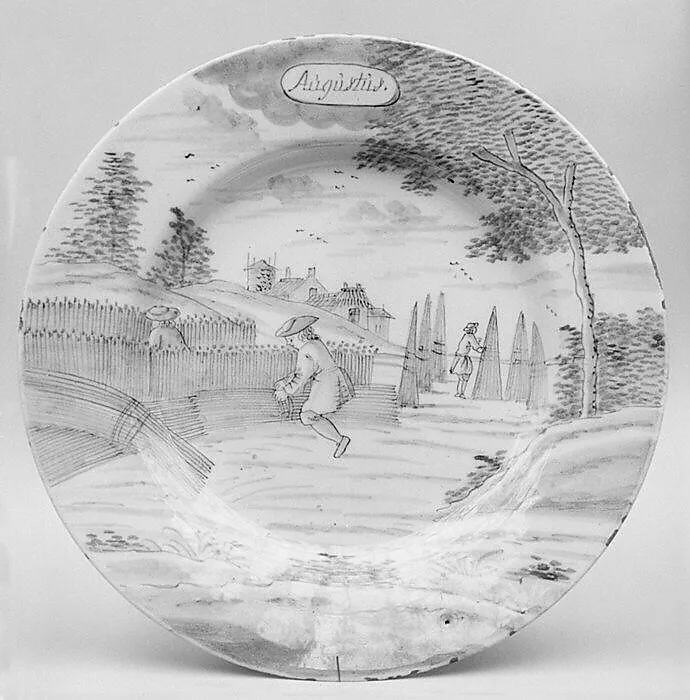 Plate (part of a set) — De Porceleyne Bijl