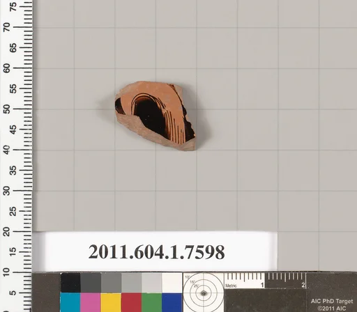 Terracotta fragment of a kylix (drinking cup)