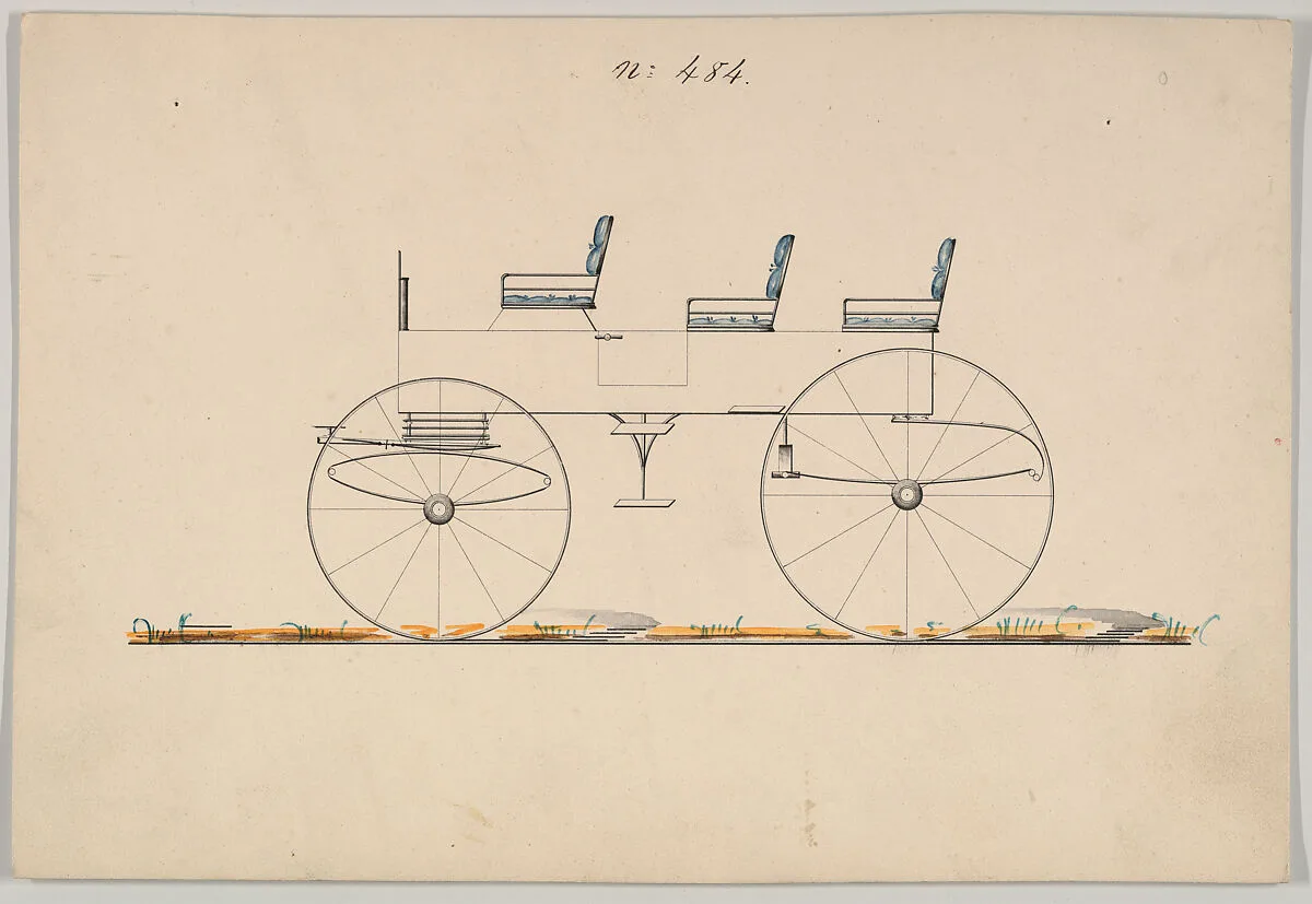 Design for Wagon, no. 484 — Brewster & Co.