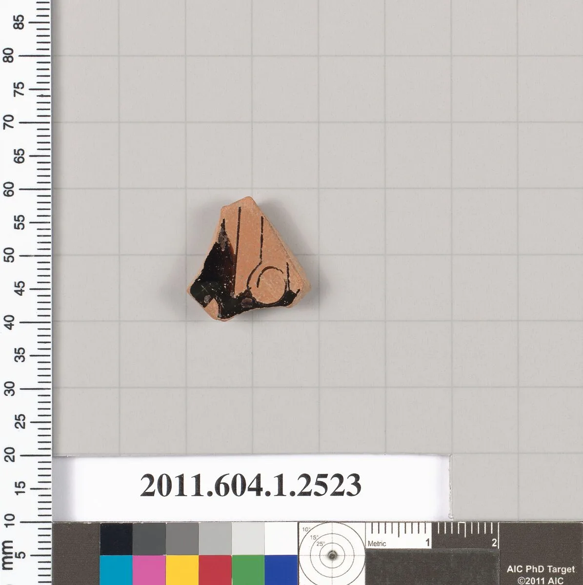 Terracotta fragment of a kylix (drinking cup) — Unknown