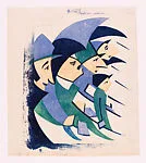 Wet Race Meeting — Sybil Andrews