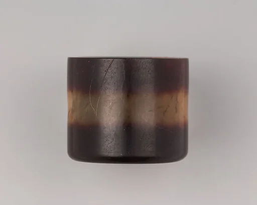 Archer's Ring of Agate With Black Ends