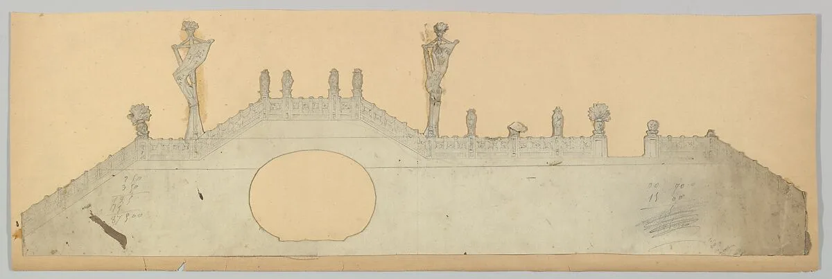 Design for a Stage Set — Eugène Cicéri