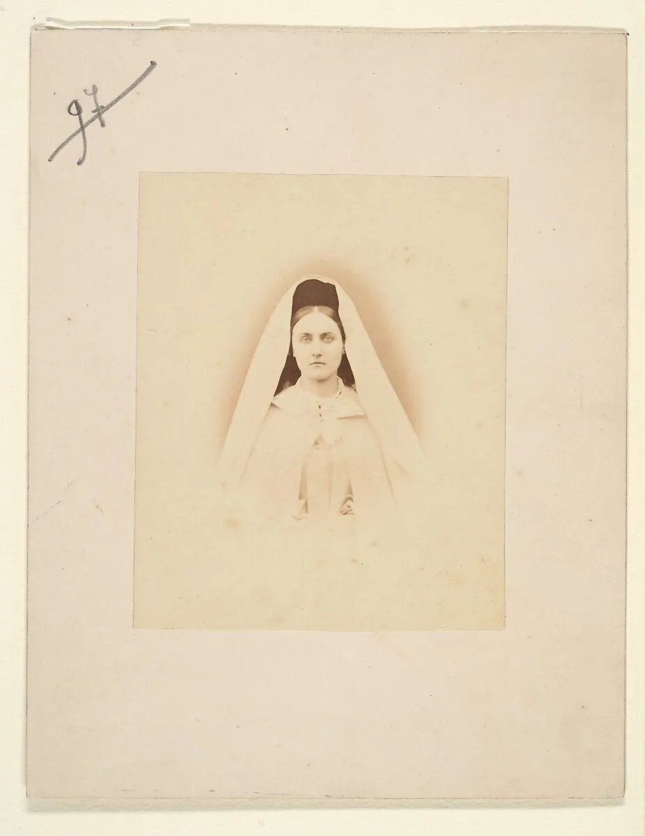 Nonne blanche (tete) — Pierre-Louis Pierson