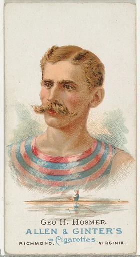 George H. Hosmer, Oarsman, from World's Champions, Series 1 (N28) for Allen & Ginter Cigarettes