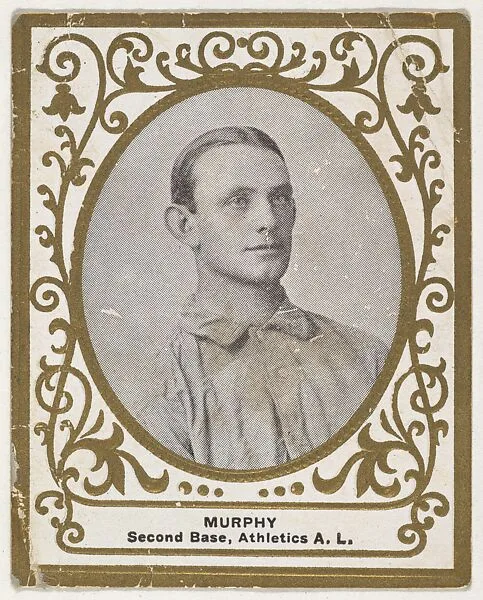 Murphy, 2nd Base, Athletics, American League, from the Baseball Players (Ramlys) series (T204) issued by the Mentor Company to promote Ramly and T.T.T. Turkish Cigarettes — Mentor Company, Boston|Carl Homer Studios, Boston