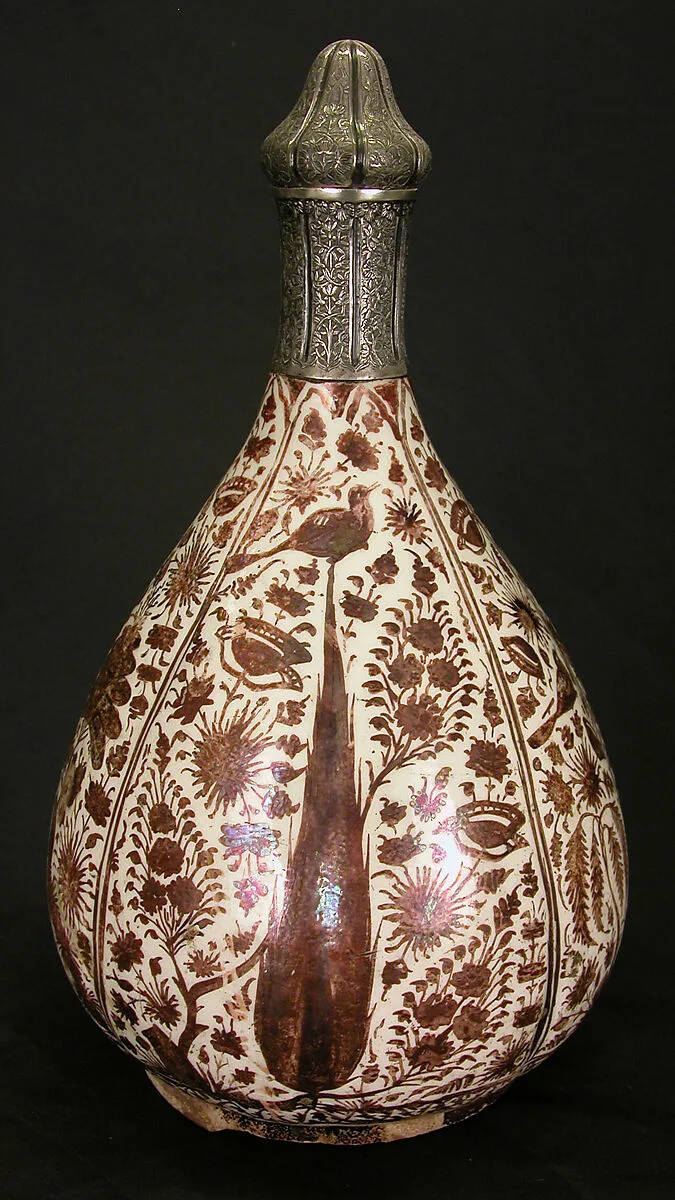 Luster-Painted Bottle — Unknown