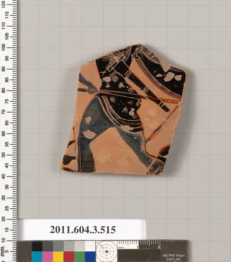 Terracotta fragment of a column-krater (bowl for mixing wine and water)