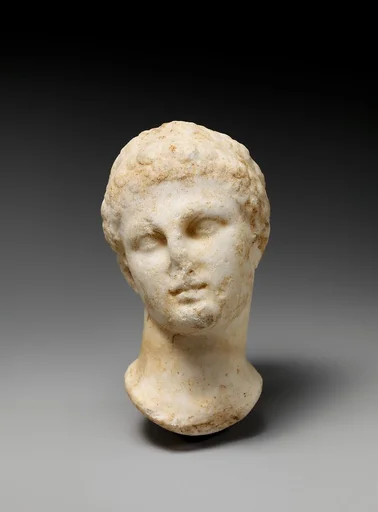 Marble head of a youth