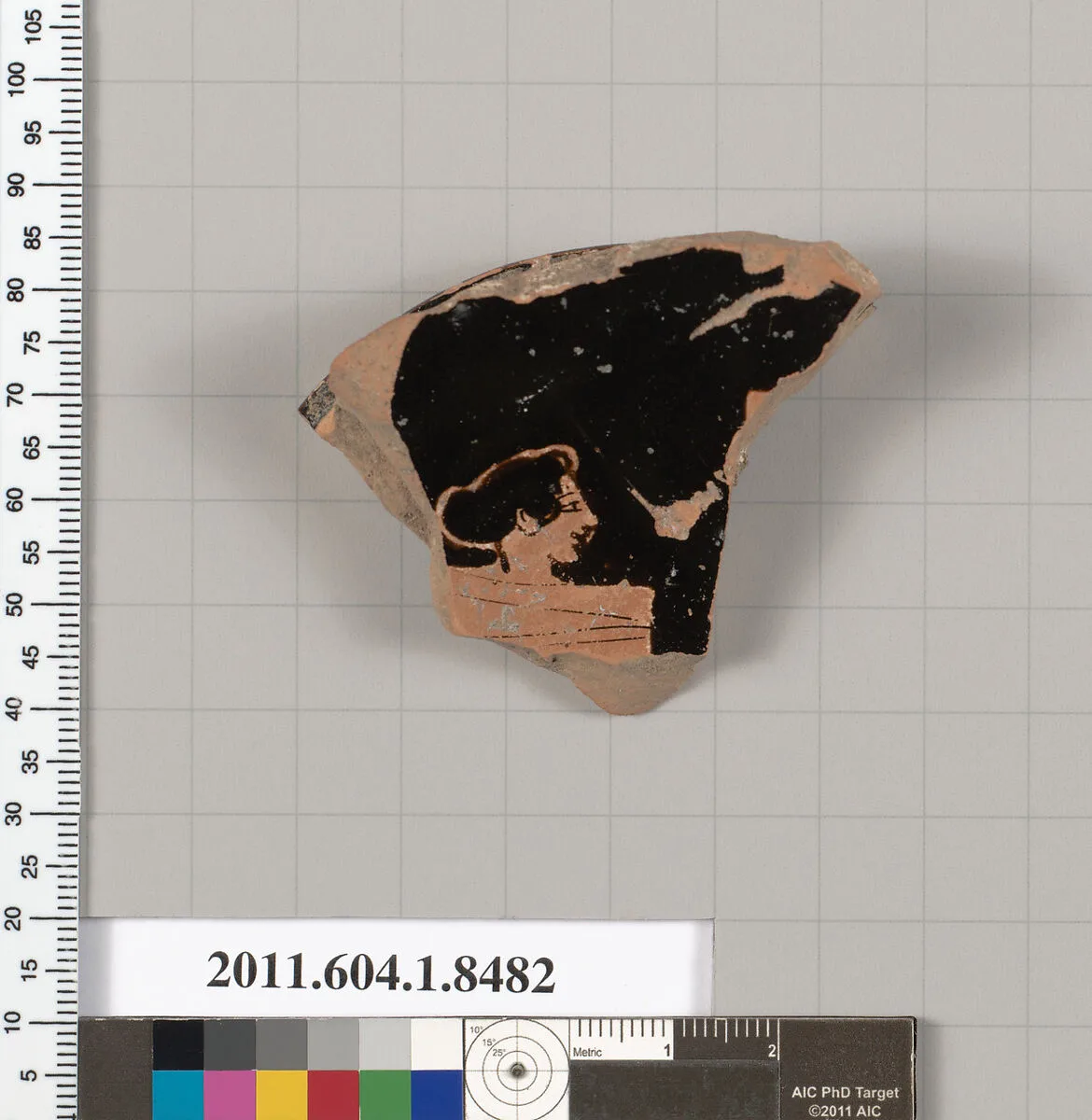 Terracotta fragment of a stemless kylix (drinking cup) — Unknown