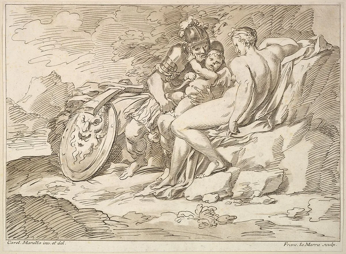 Venus, Mars, and Cupid — Carlo Maratti|Francesco Lamarra