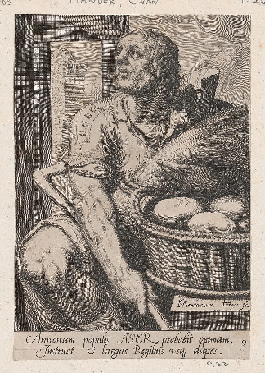 Asher, from The Twelve Sons of Jacob — Jacques de Gheyn II|Karel van Mander I|Jan Pitten
