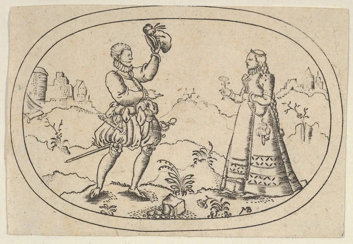 A Gentleman Greets a Lady, from Das Bossenbüchlein — Mathais Beitler|Stephan Herman