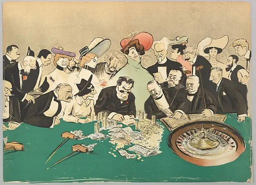 La Roulette in the Casino, from Monte-Carlo, 2nd Serie