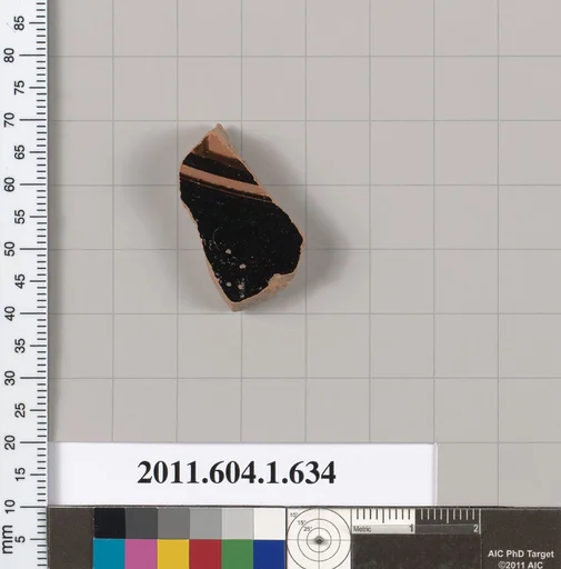 Terracotta fragment of a kylix (drinking cup)