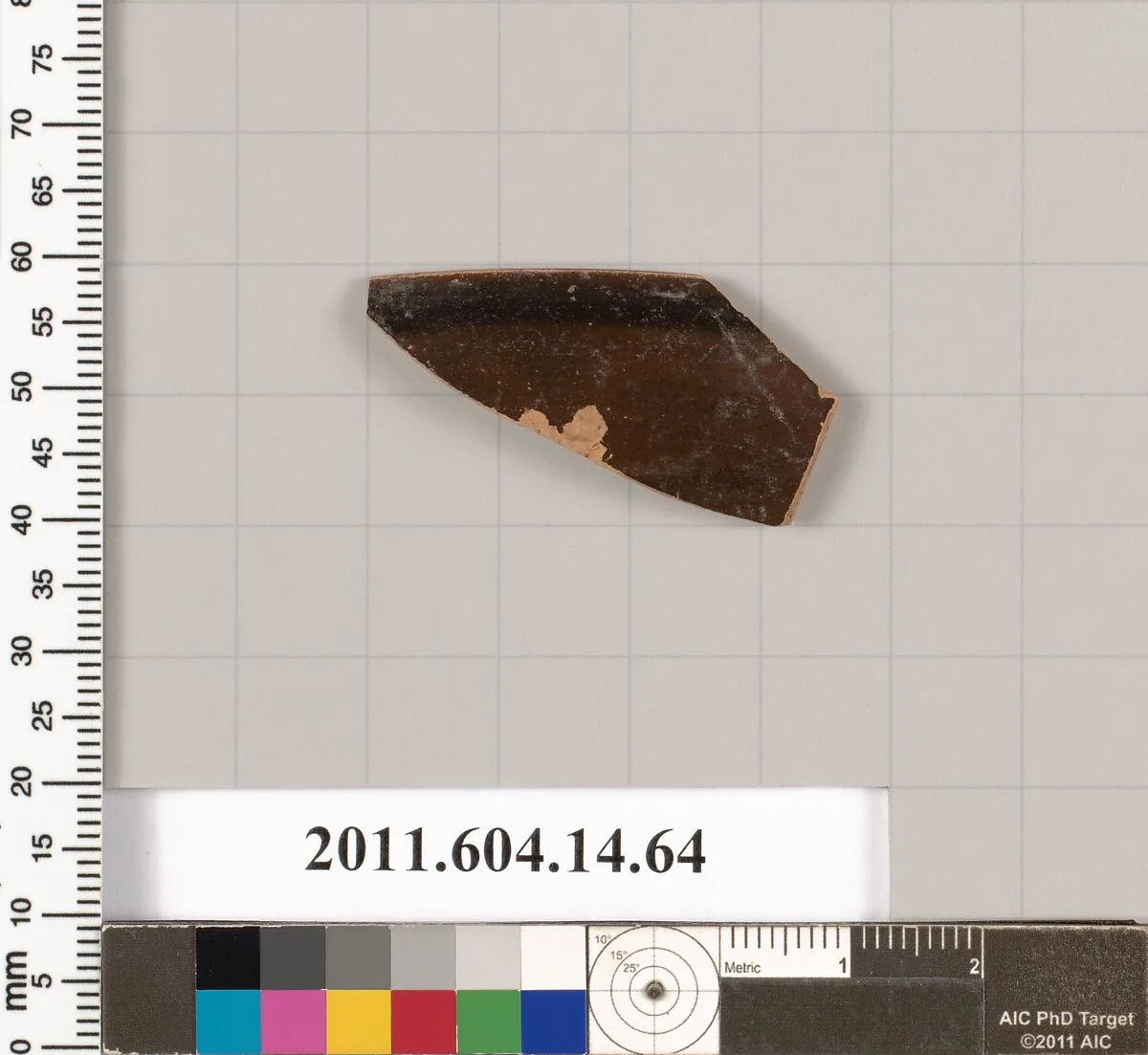 Terracotta rim fragment of a kylix (drinking cup) — Unknown